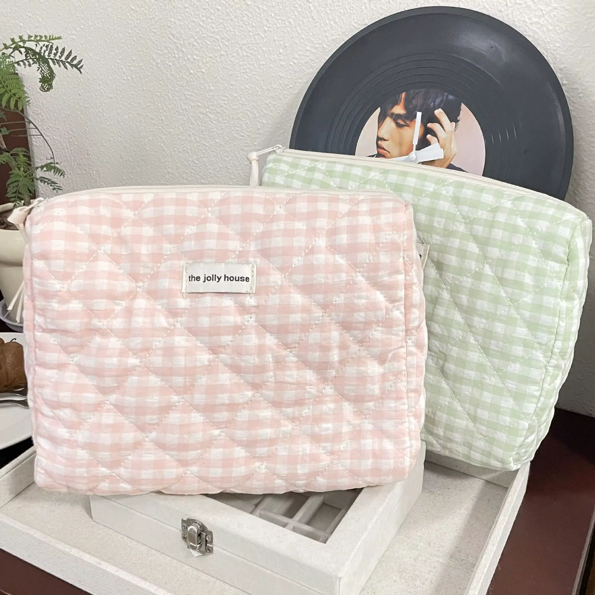 Sacs à Main Décontractés en Toile Rose pour Femme