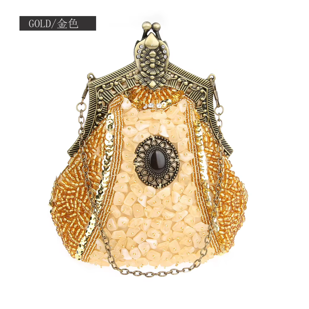 Sac à main rétro à sequins pour femmes