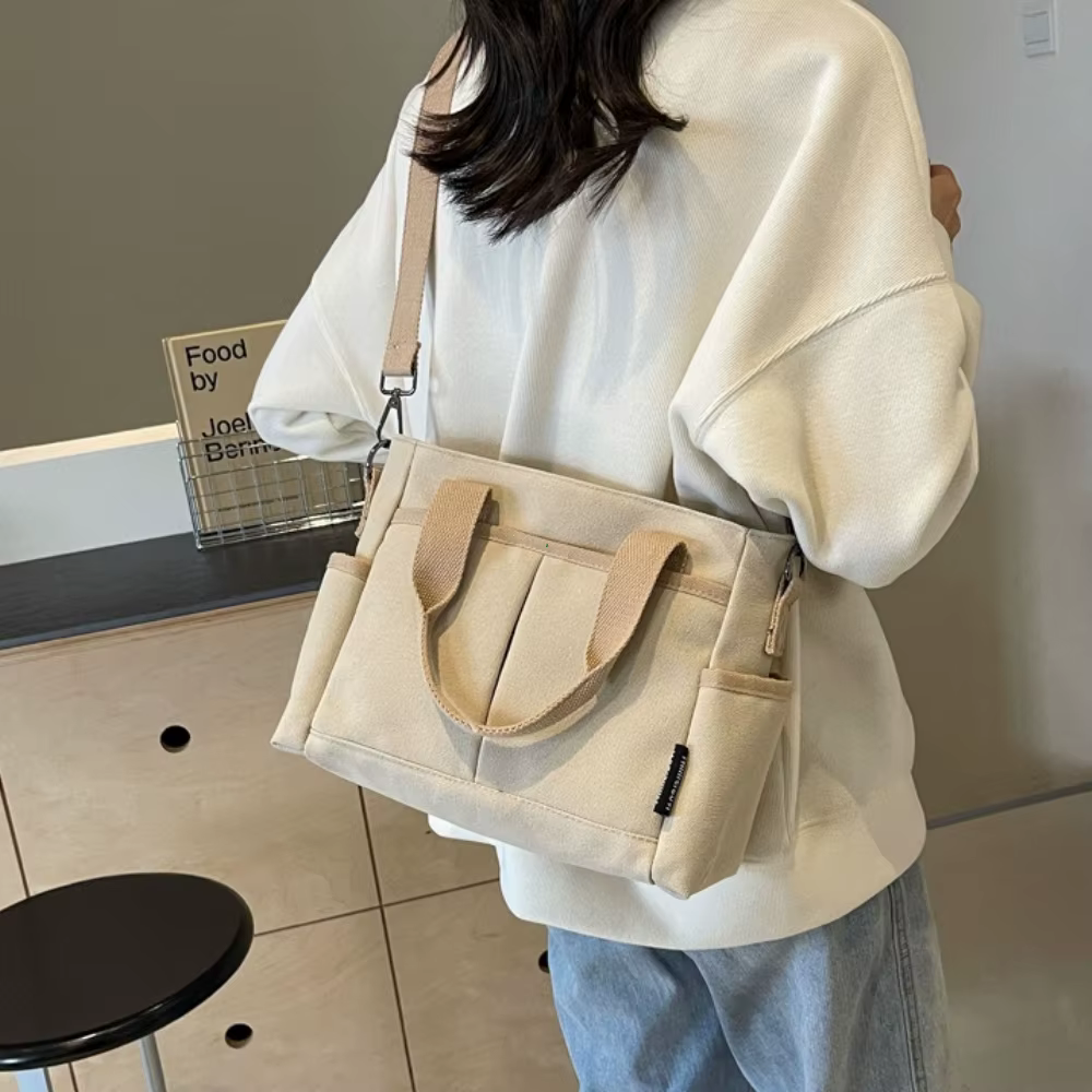 Sac fourre-tout en toile pour femme