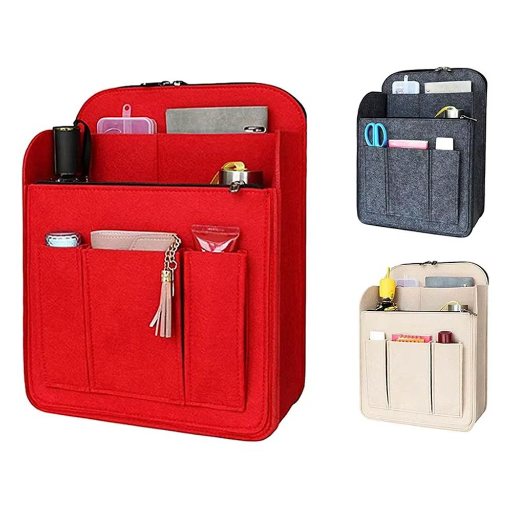 Nouvel Organisateur de Sac à Dos Multi-Poches en Feutre Grande Capacité pour Longchamp – Insert Portable de Voyage