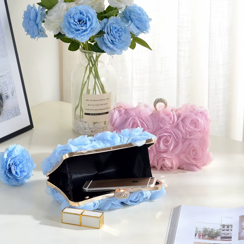 Sac à main pour robe de mariée blanche