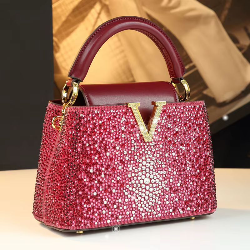 Sacs à main de luxe en diamant pour femmes