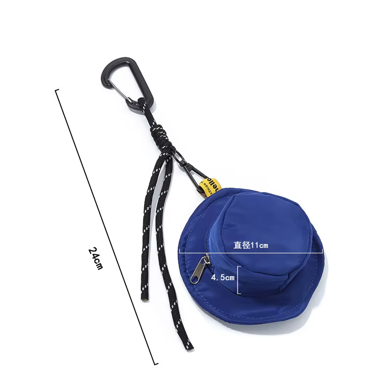 Mini sac chapeau de pêcheur, design de niche, porte-monnaie pour écouteurs, porte-clés, sac pour femme, rangement pour pièces de monnaie, petit sac bandoulière