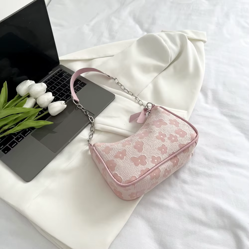 2025 nouvelle mode feutre sacs à bandoulière pour femmes petit sac sous les bras décontracté femme
