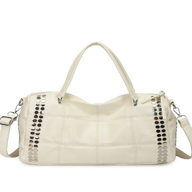 Nouveau Sac Fourre-tout Femme 2026 Style Rétro avec Rivets Métalliques