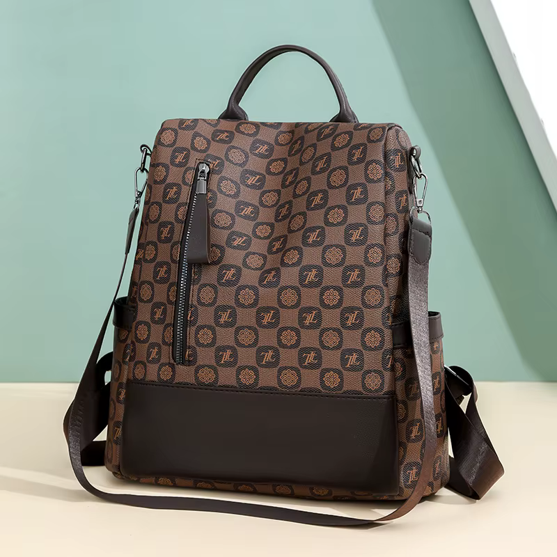 Sac à dos antivol avec lettres imprimées