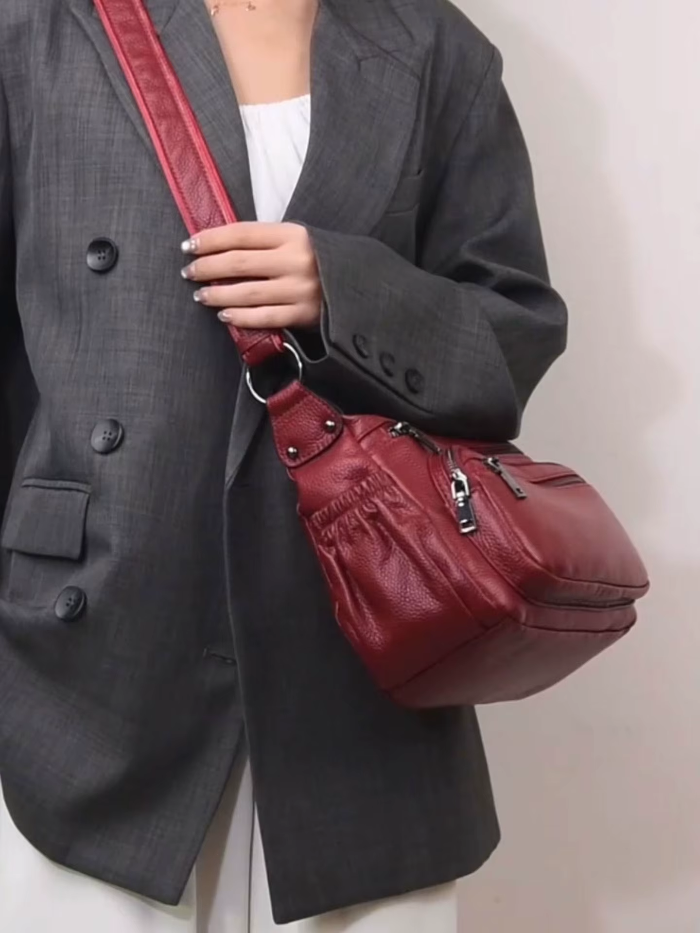 Sacs de luxe pour femmes en cuir véritable