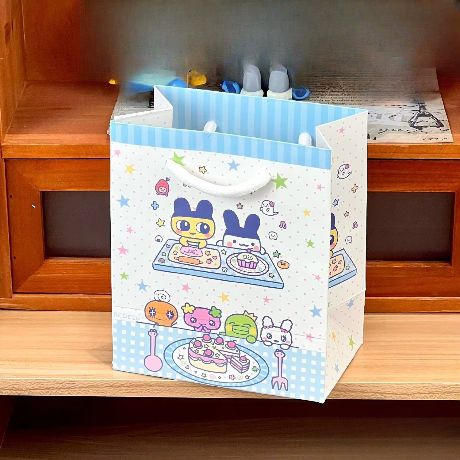 Sac cadeau Tamagotchi, sac fourre-tout en carton rigide épaissi
