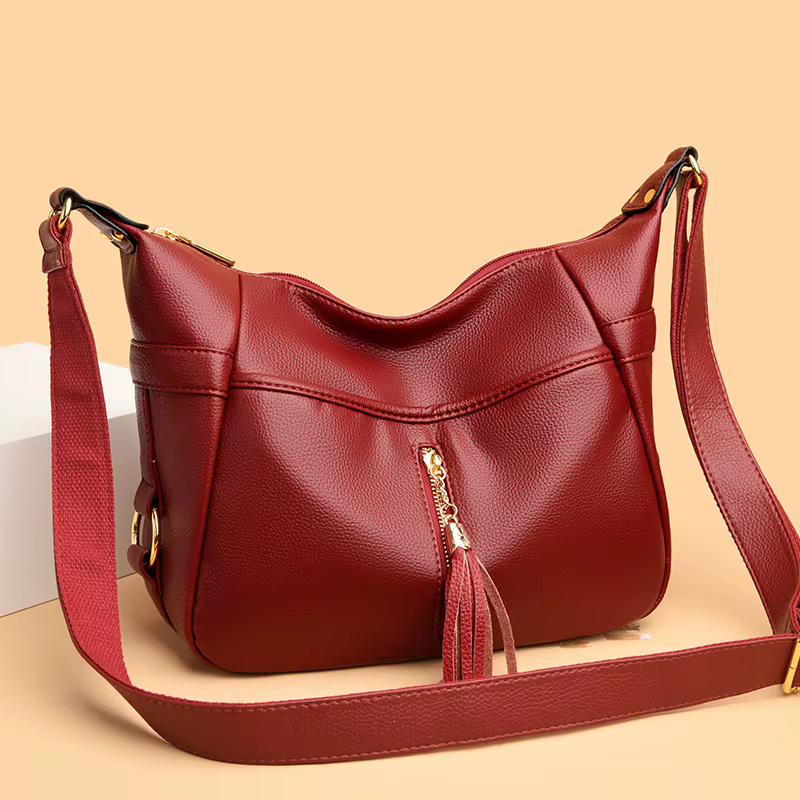 Sacs à main coréens en cuir souple pour femmes, sac à bandoulière polyvalent, sacs initiés par dames, nouvelle tendance, marque de créateur de luxe, mode