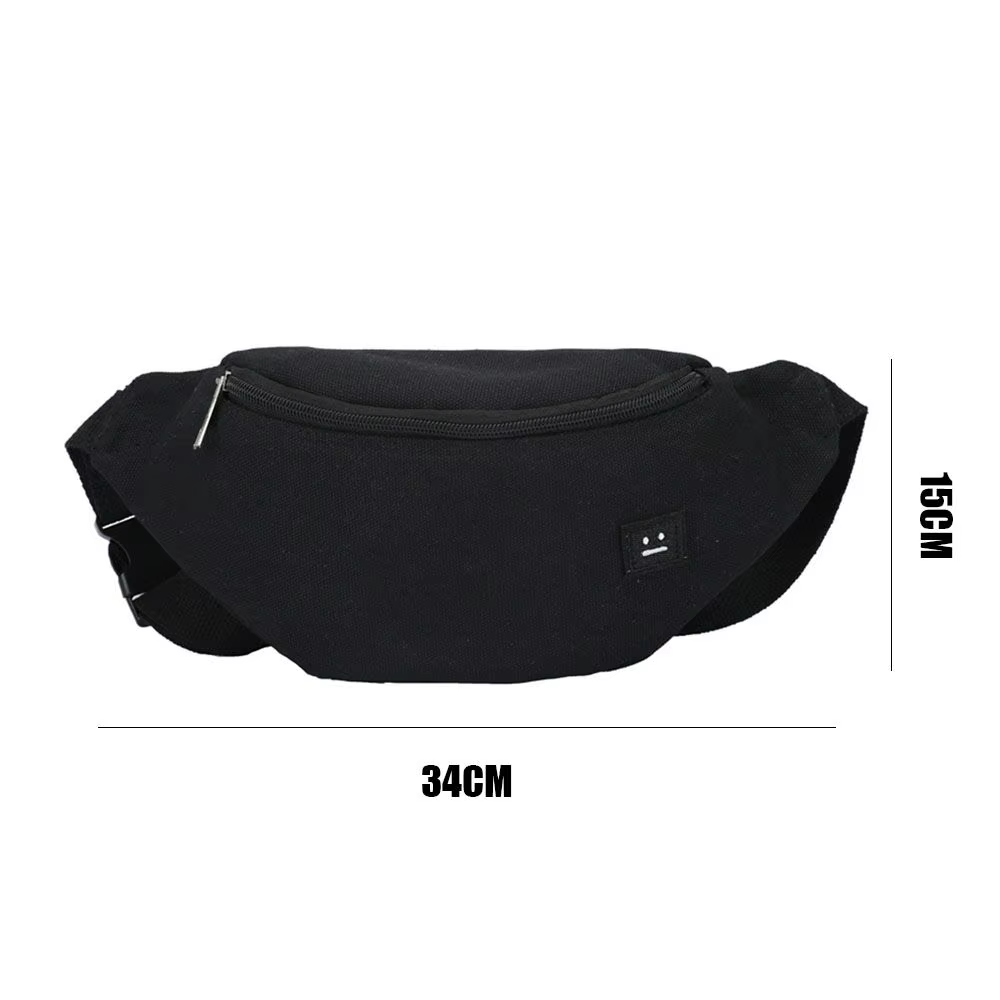 Sac banane en toile pour femme