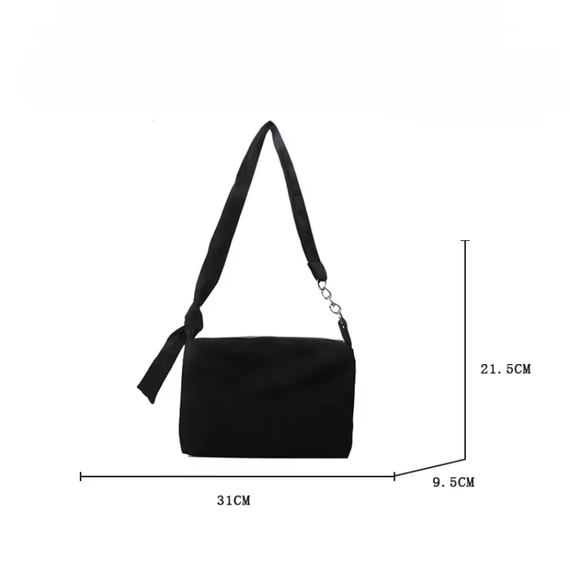 Sac à Main à Bandoulière Noir pour Femme et Fille