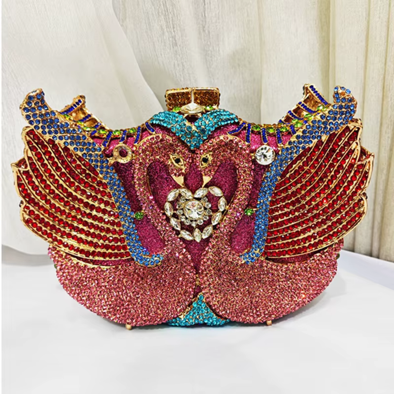 WHTUOHENG – sac de soirée en strass pour femmes
