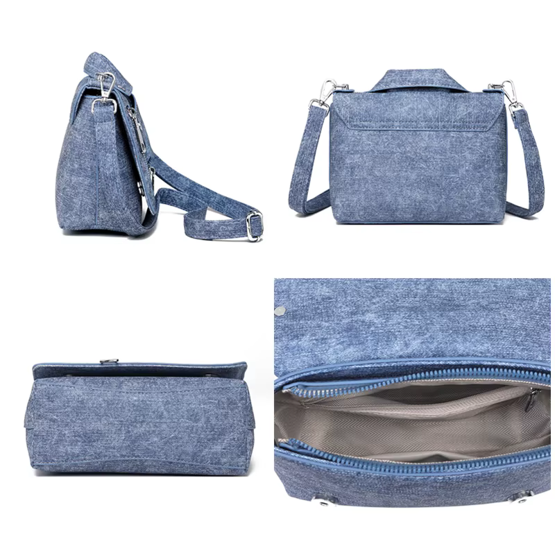 Luxe Denim coton Sac à main concepteur dames sacs