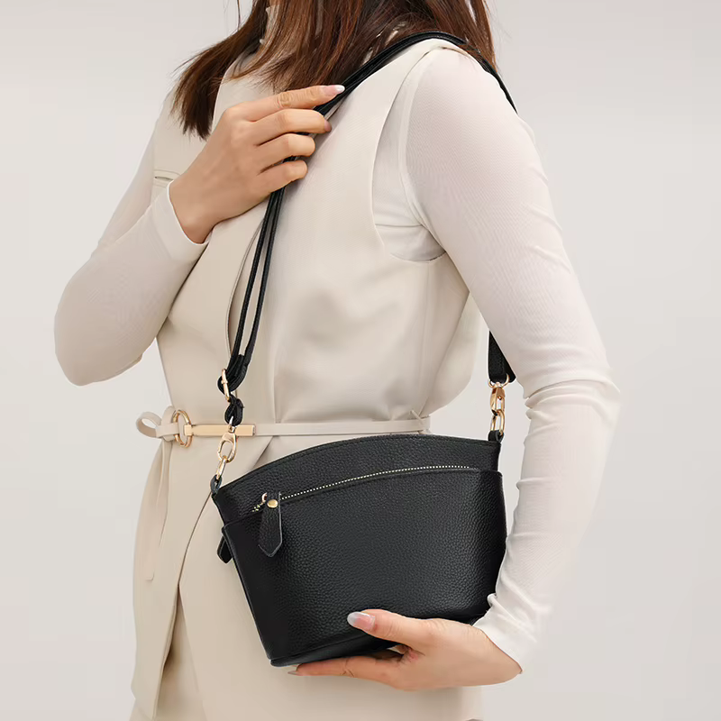 Sac à main en cuir véritable pour femmes