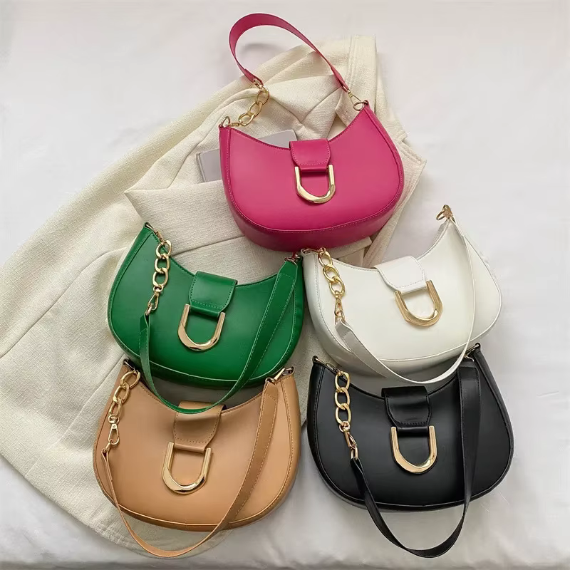 Sac à bandoulière tendance en cuir Pu pour femmes