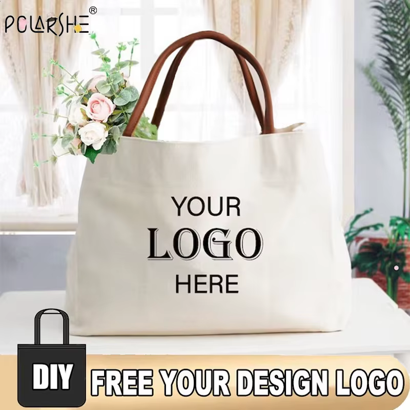 Sac fourre-tout en toile personnalisé Polarshe
