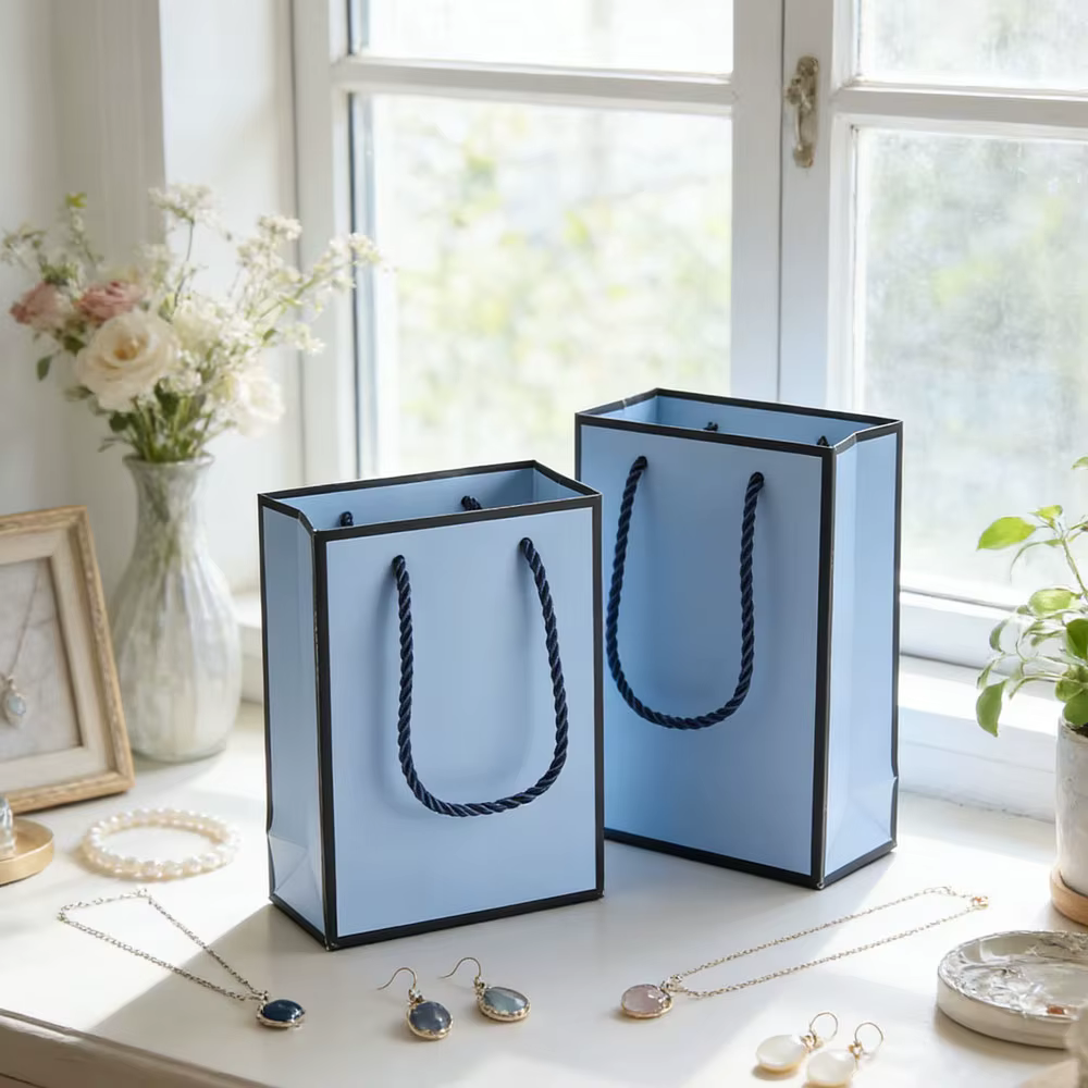 Sacs cadeaux en papier Kraft avec poignées