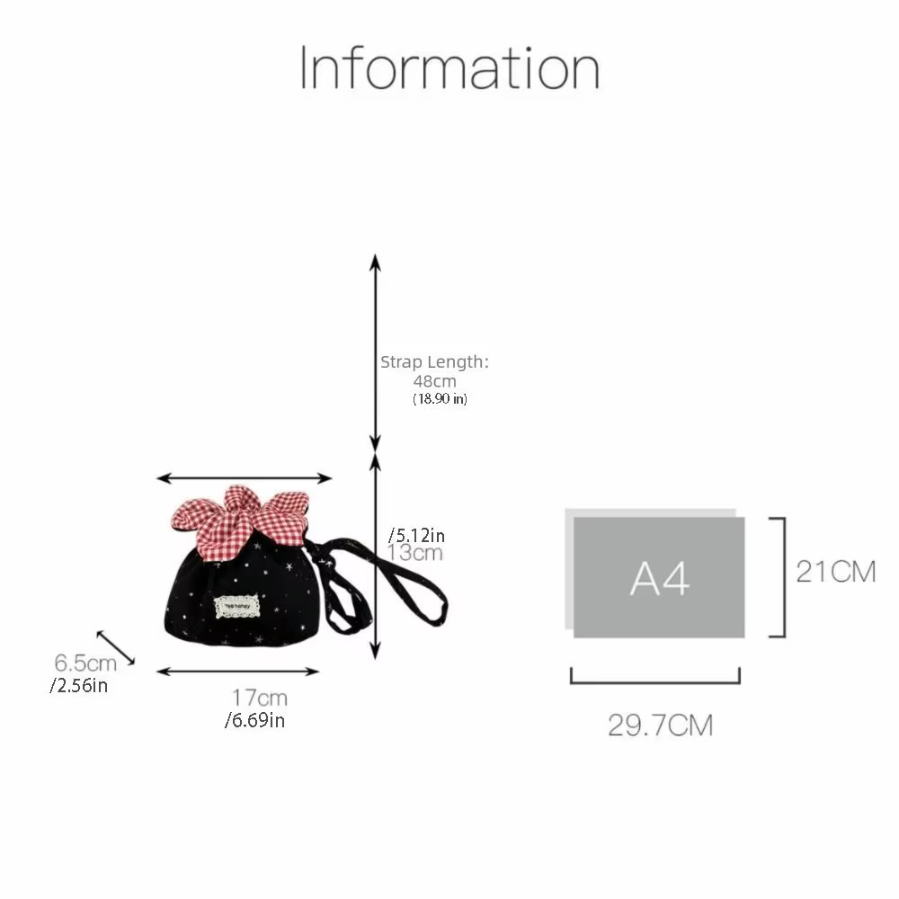 Sac bandoulière à cordon motif fleur