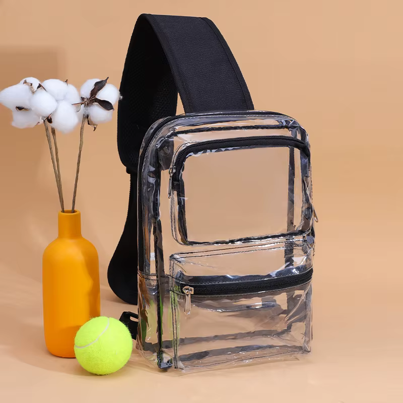Sac de poitrine transparent en PVC TINYAT