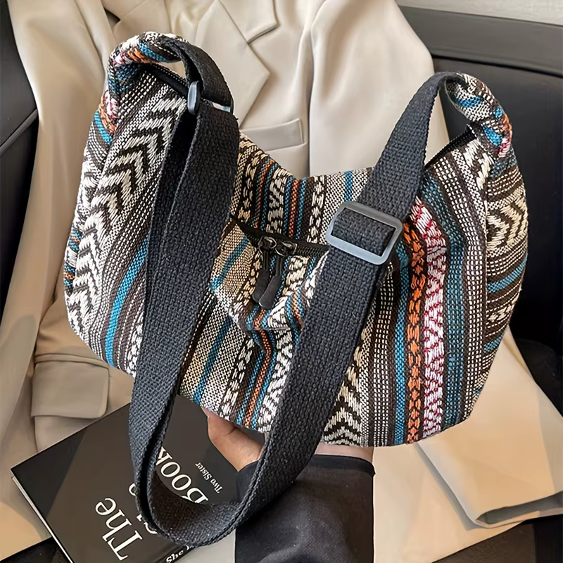 Sac à bandoulière de style tribal