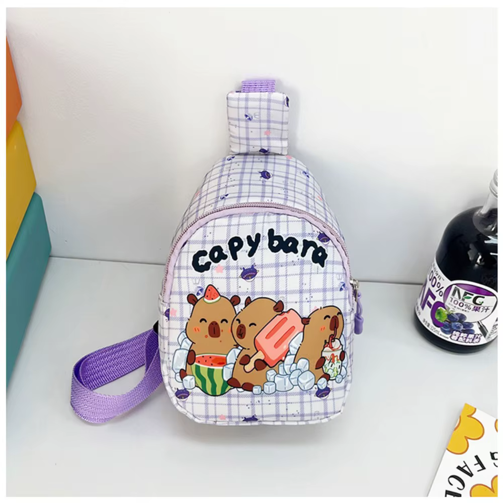 Sac à bandoulière Capybara mignon en Nylon