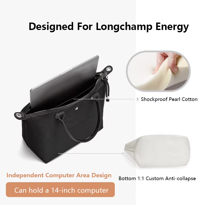 Insert de rangement pour ordinateur portable pour sac Longchamp Energy
