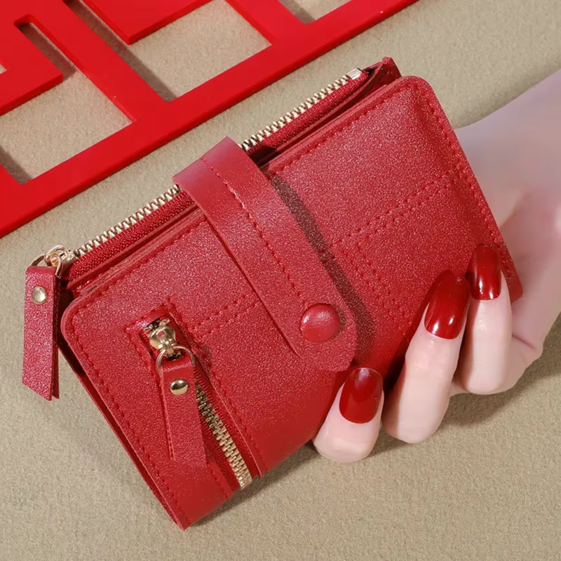 Portefeuille mi-long polyvalent et haut de gamme pour femme