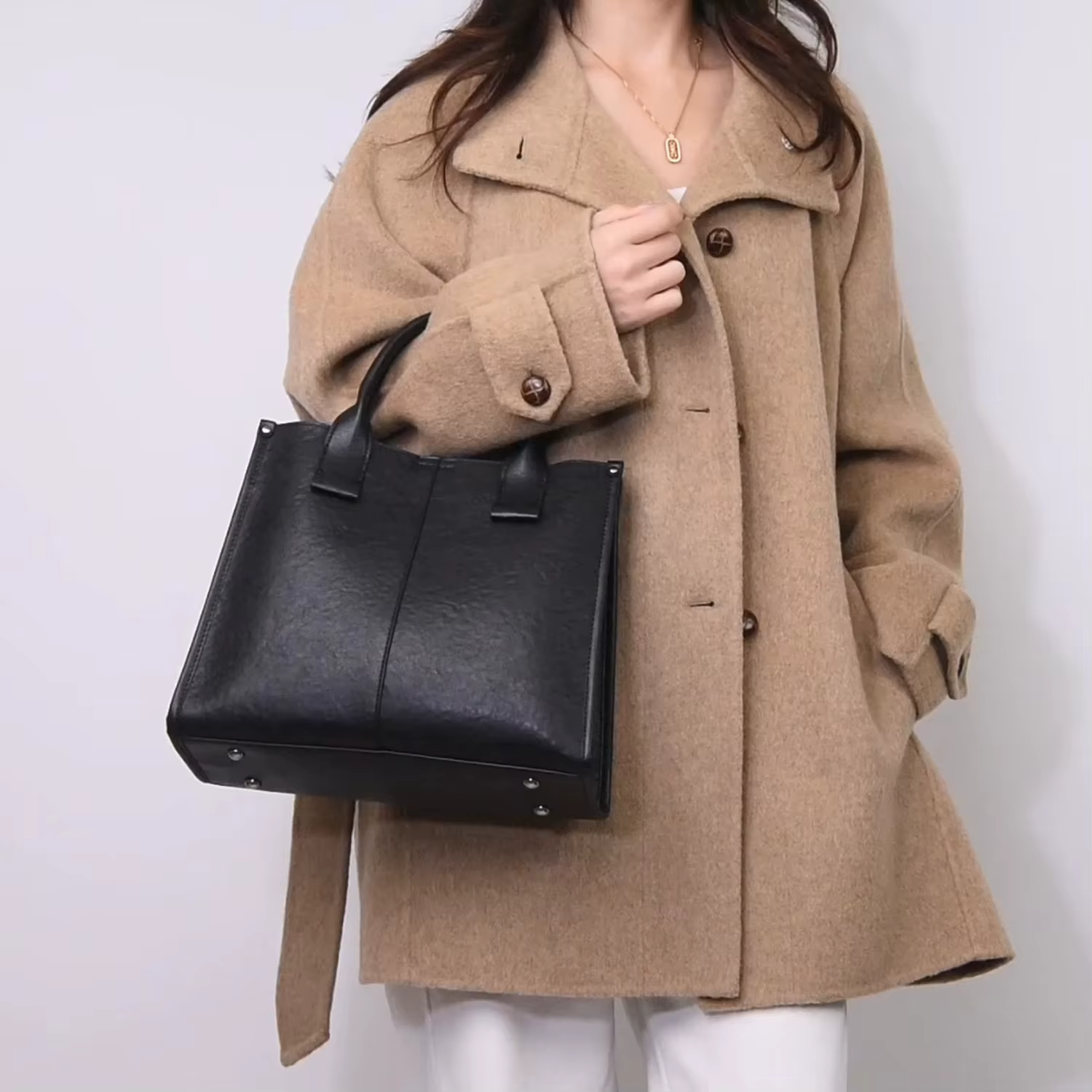 Sac à bandoulière en cuir véritable pour femmes