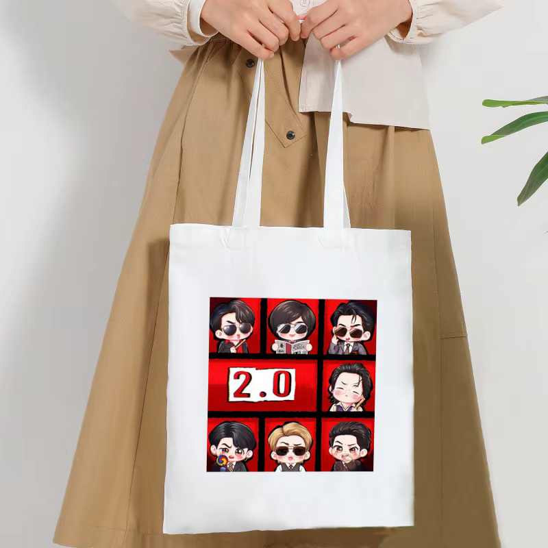Sacs en toile blanche Arirang World Tour 2026