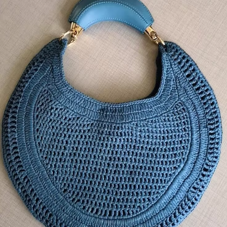 Lassic plage paille tissé sacs pour femmes de luxe sac à main design sac