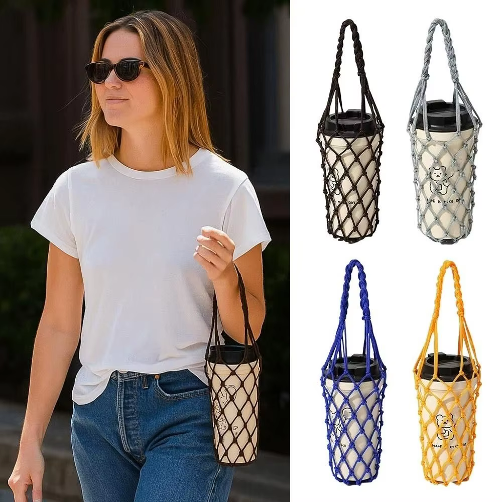 Sac en maille tissé à la main portable