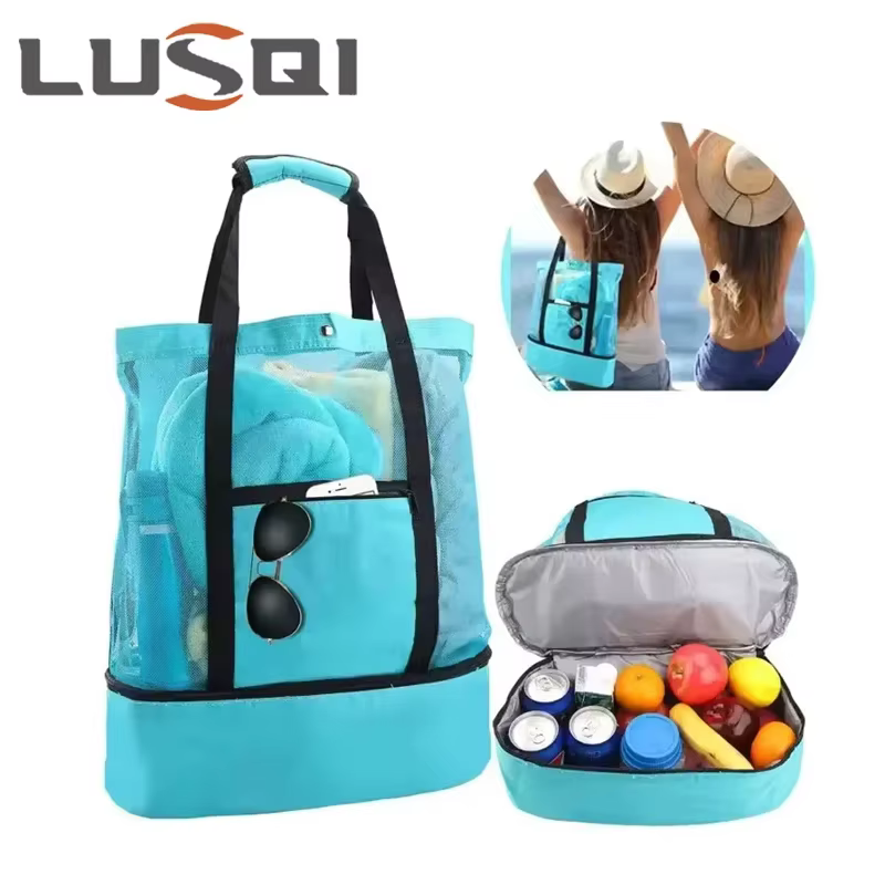 LUSQI Sac de plage isolé pour femmes