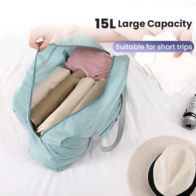 Sac de voyage pliable à la mode : sac à main de grande capacité et résistant aux éclaboussures pour fitness et voyages de vacances unisexes