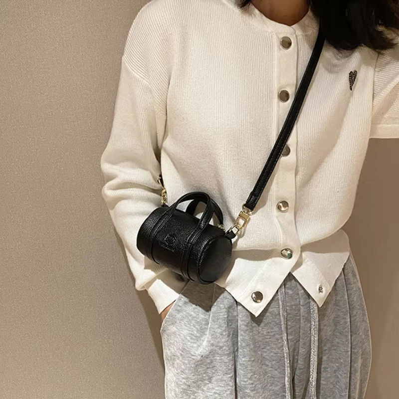 Mini sacs en cuir PU souple pour femmes