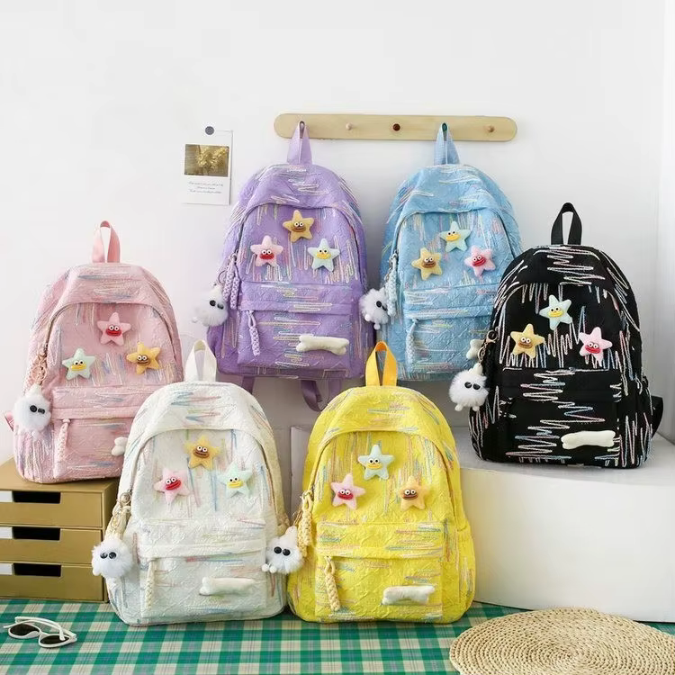 Sac à dos d'école tendance pour femme : sac de rangement spacieux pour collège et voyage - Organisateur de banlieue