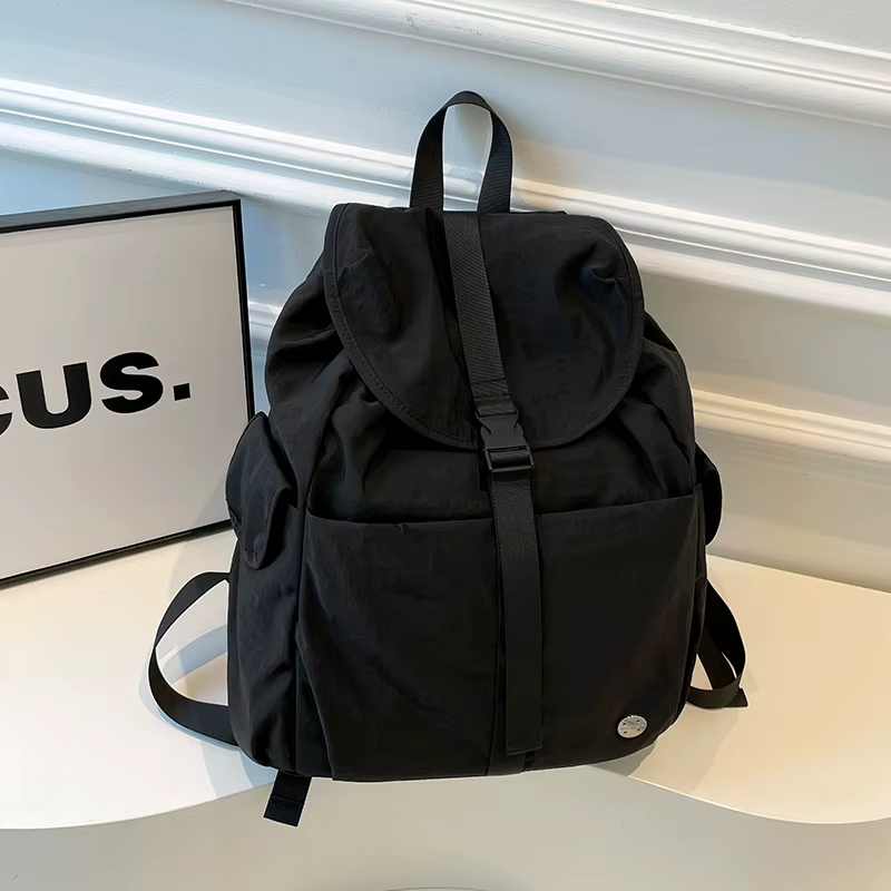 Sacs à dos en Nylon de couleur unie pour femmes
