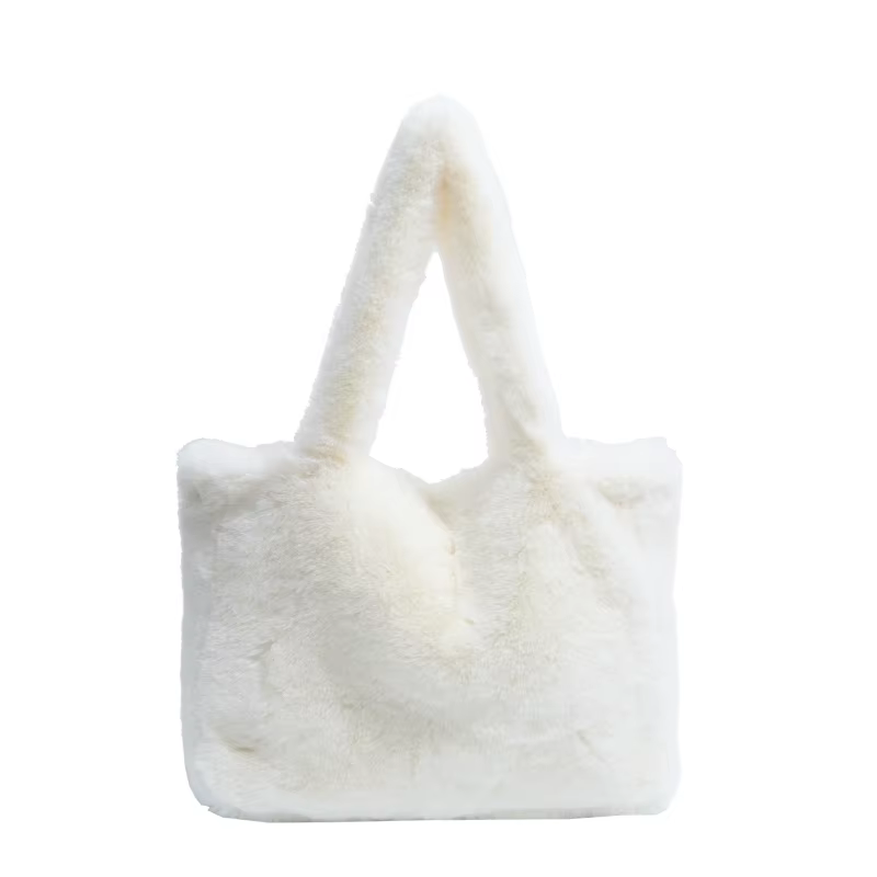 Velours couleur unie moraillon concis fourre-tout décontracté 2025 hiver doux Simple sacs de haute qualité Durable