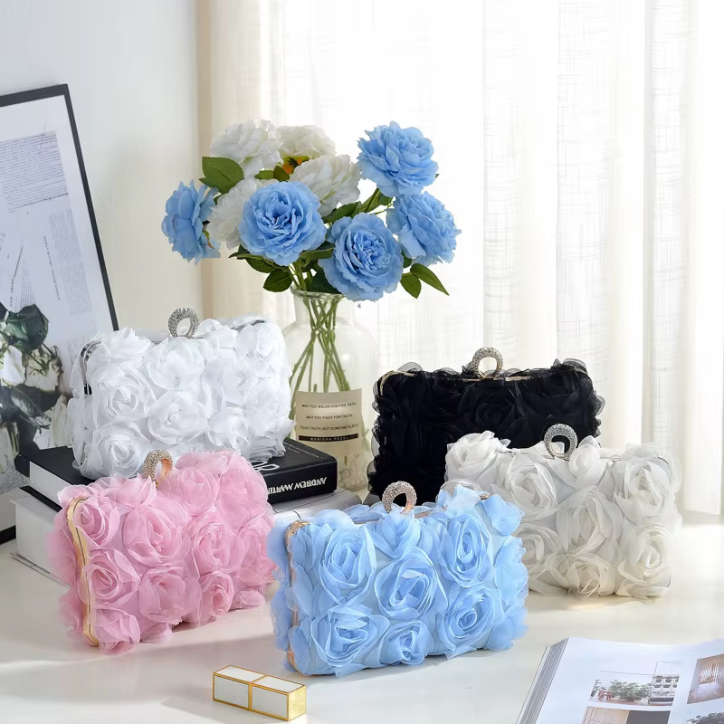 Sac à main pour robe de mariée blanche