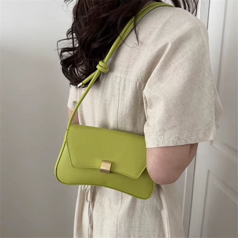 Sac à main Simple à boucle en métal