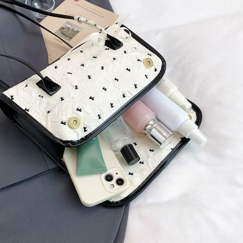 Sac à main avec nœud sous les bras pour femmes