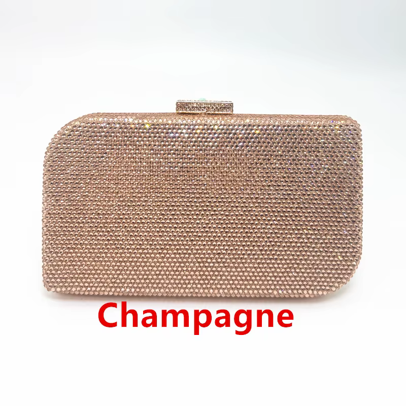 2025 nouveau sac de dîner pochette pleine de diamants Explosions transfrontalières afrique Nigeria adapté pour mariage Banquet fête anniversaire