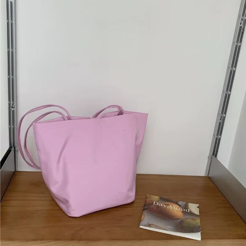 Nouveaux sacs seau décontractés en nylon pour femmes