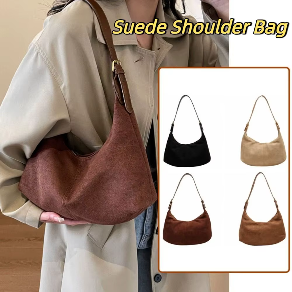 Sac à main tendance en daim