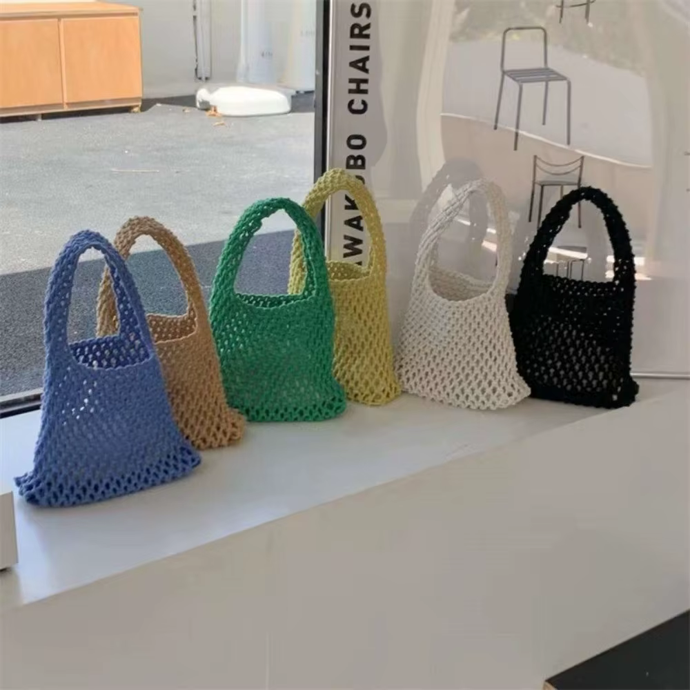 Nouveaux sacs fourre-tout d'été tissés à la main