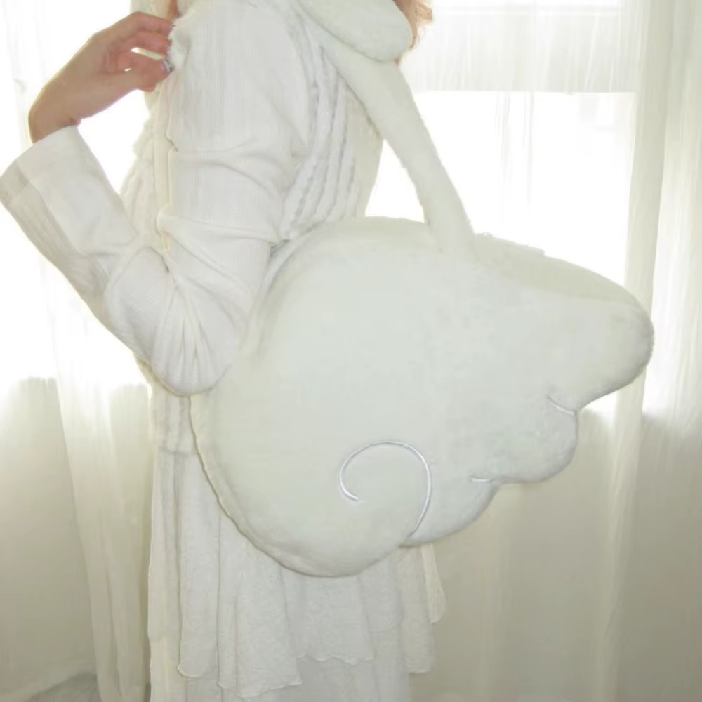 Sac à bandoulière créatif en forme d'aile d'ange