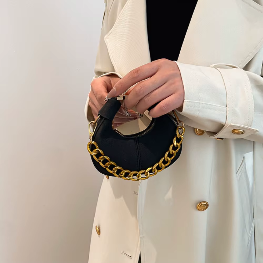 Mini sac à bandoulière en cuir PU pour femmes