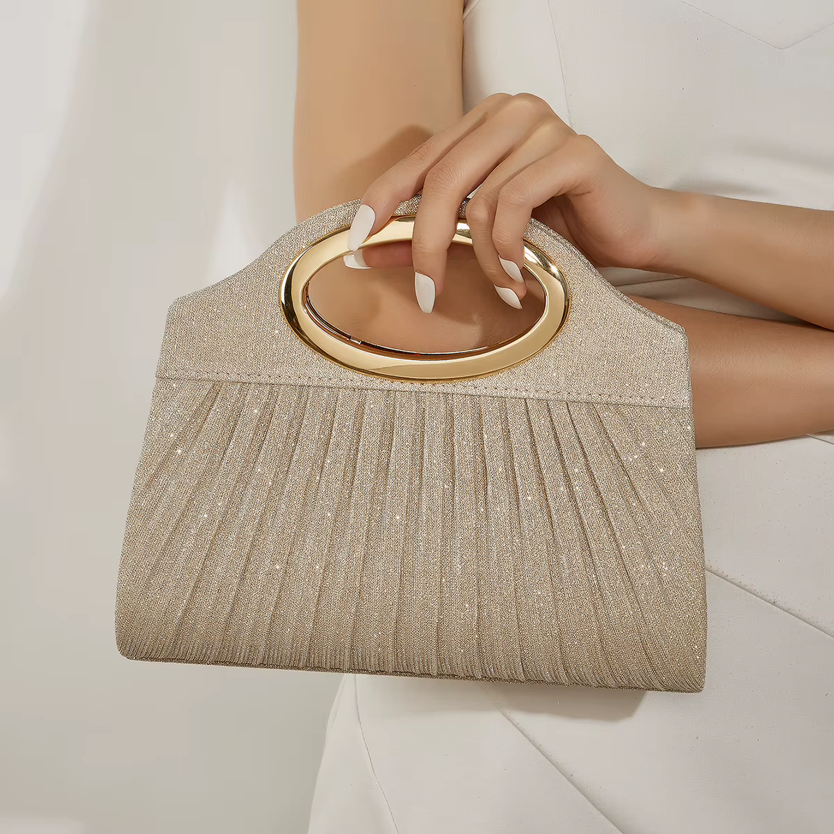 Pochette de luxe pour femme pour fêtes et banquets