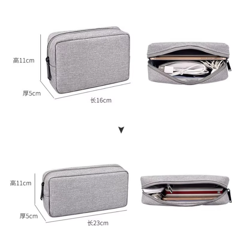 Pochette de voyage pour organiser les câbles USB