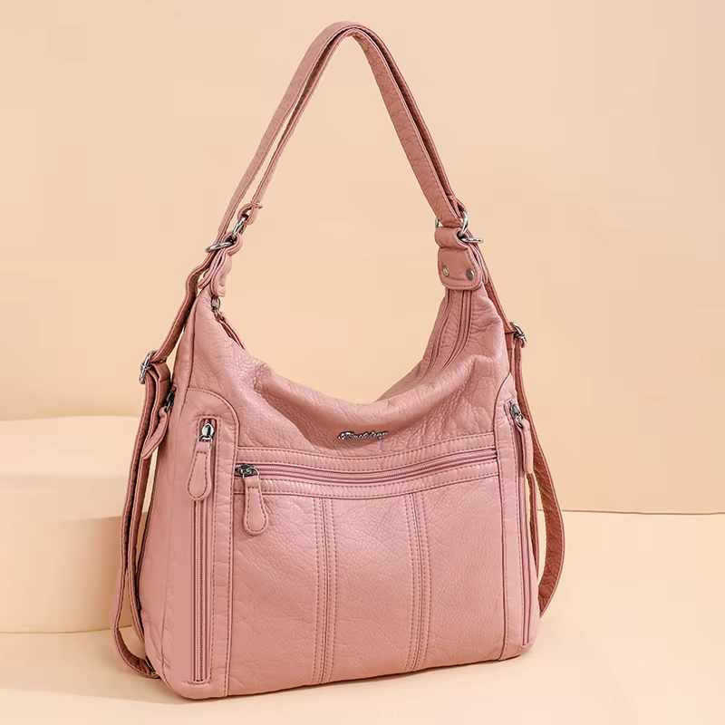 Annmouler 2022 grande capacité femmes sac à main en cuir Pu sac à bandoulière femme multifonction sac