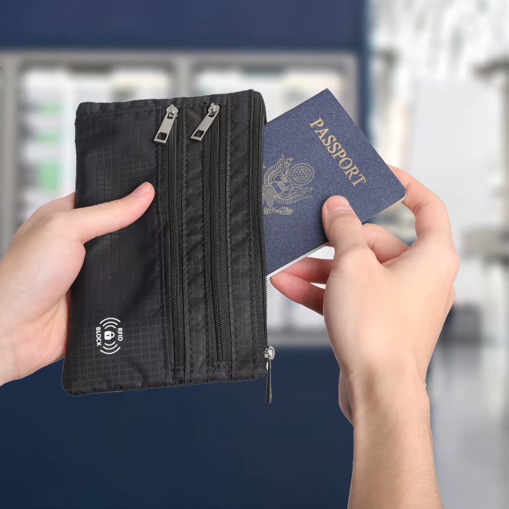 Ensemble de pochettes pour passeport RFID